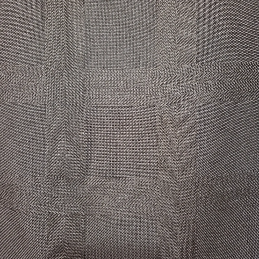Ex-Cell Home Fashions Brown Square Design Shower Curtain